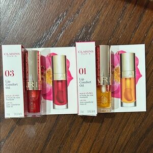 2/$20 Clarins Lip Comfort Oil Set